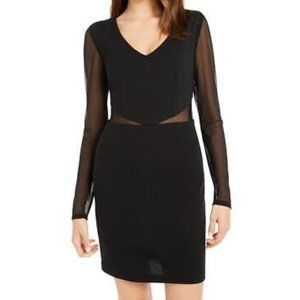 TEEZE ME Womens Black Cut Out Scuba Party Prom Dress Sz 3 - NWT